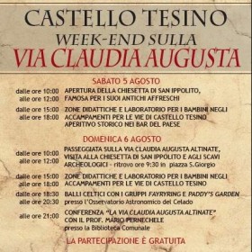 CASTELLO TESINO: WEEK-END AUF DER VIA CLAUDIA AUGUSTA